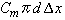 Cm pi d dx